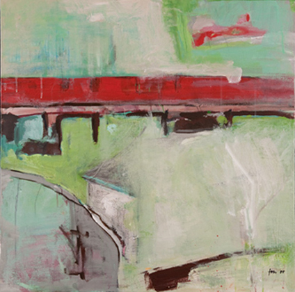 Malerei Ursula Joas 2005 - Bildtitel : Zug